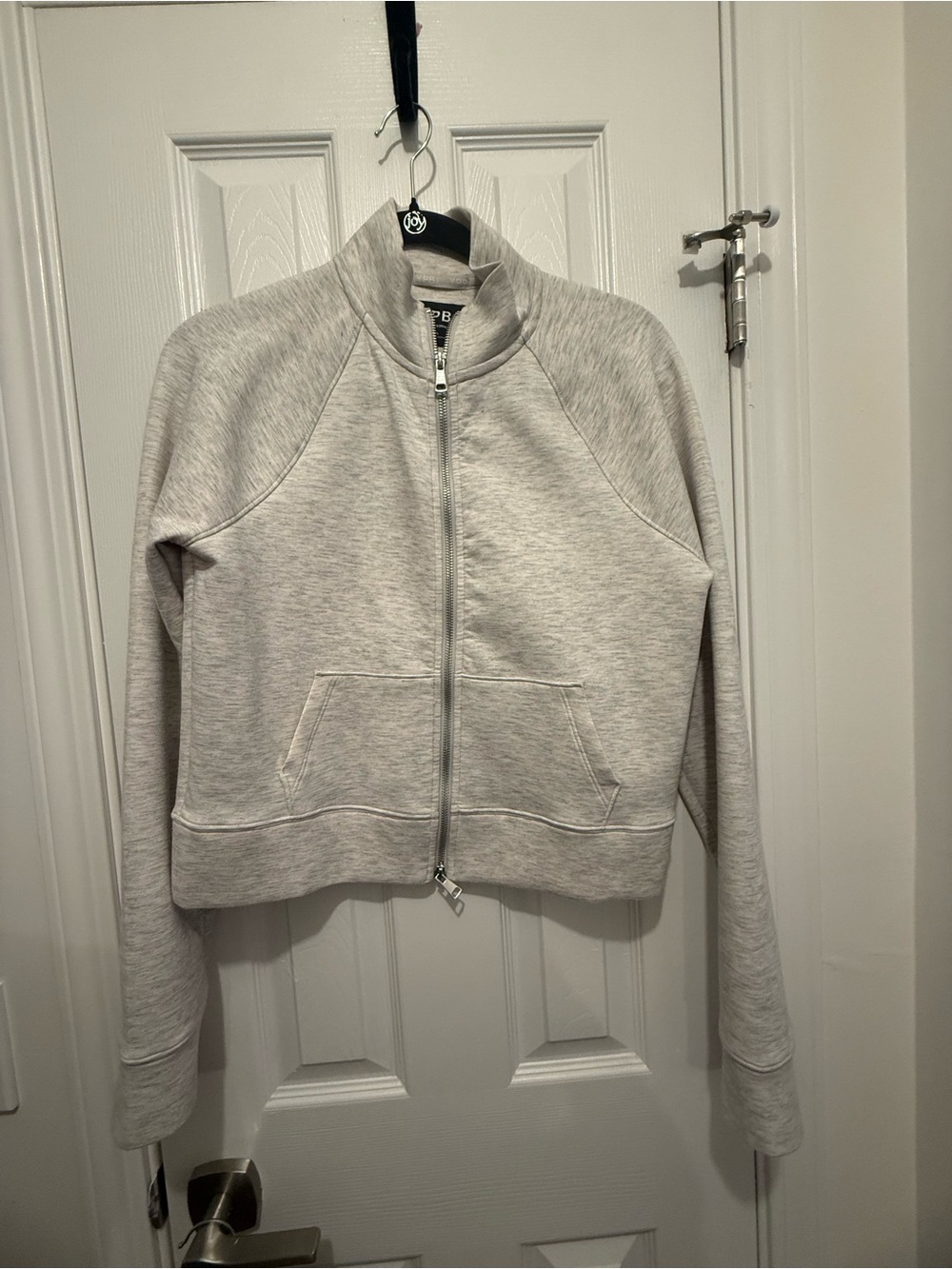 Abercrombie and Fitch YPB Light Gray Double 
 Zip-Up Jacket